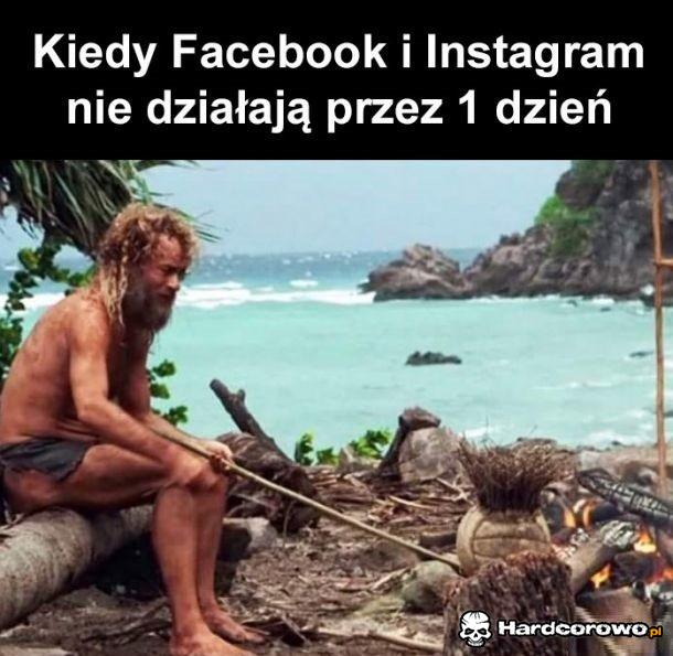 Kiedy Facebook i Instagram nie działają przez 1 dzień - 1