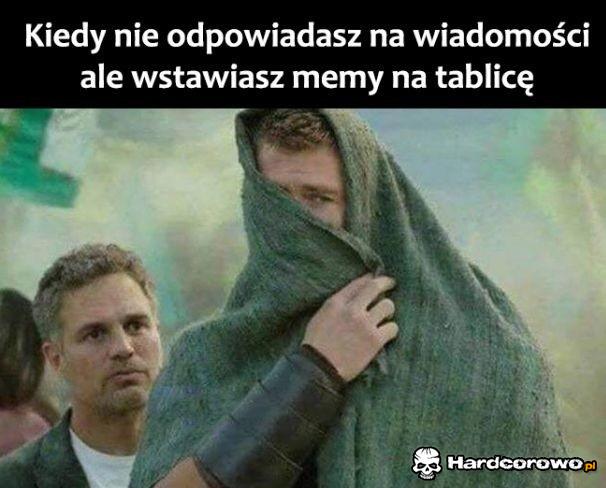 Kiedy nie odpowiadasz na wiadomości - 1