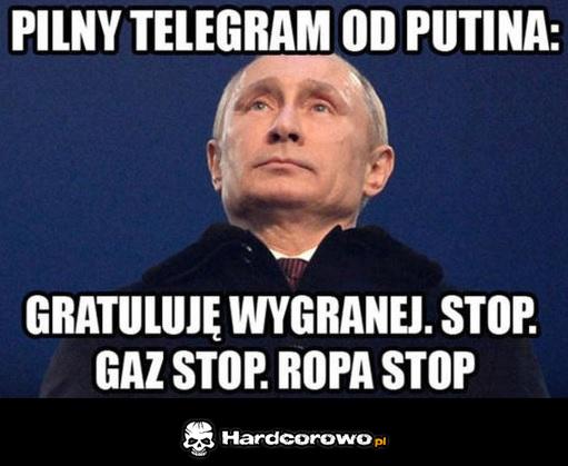 Pilny telegram od Putina  - 1