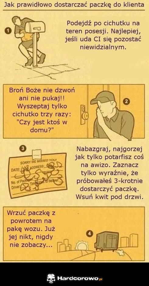 Instrukcja dla listonoszy  - 1