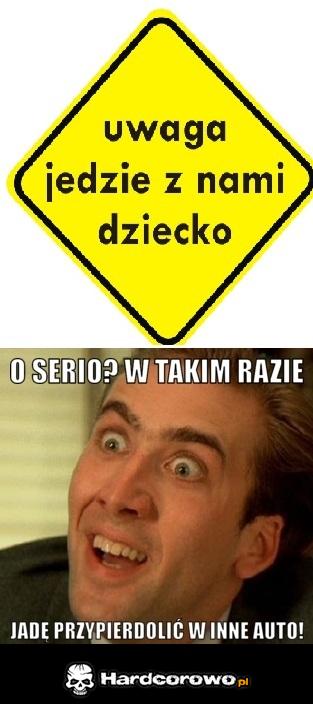Znak ostrzegawczy  - 1