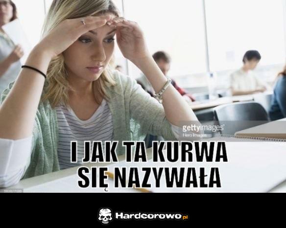 Tymczasem na maturze - 1