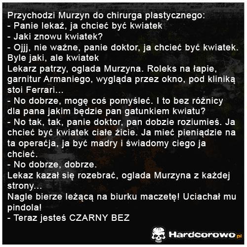 Przychodzi Murzyn do chirurga plastycznego - 1