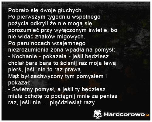 Pobrało się dwoje głuchych - 1